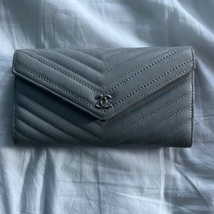 Chanel Leather Flap Wallet